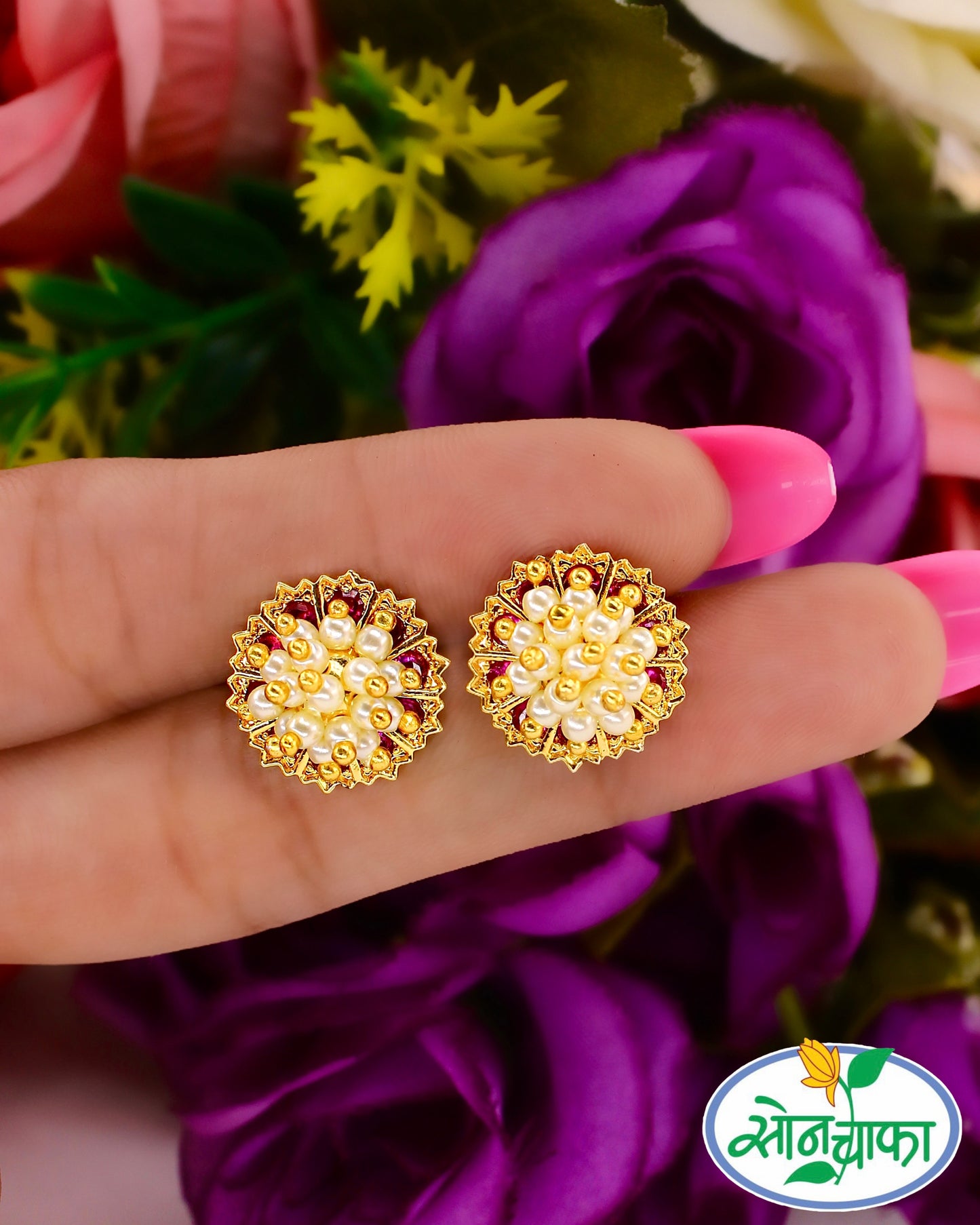 DAZZLING PEARL EARRINGS
