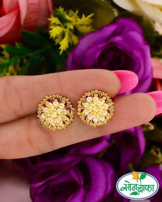 DAZZLING PEARL EARRINGS