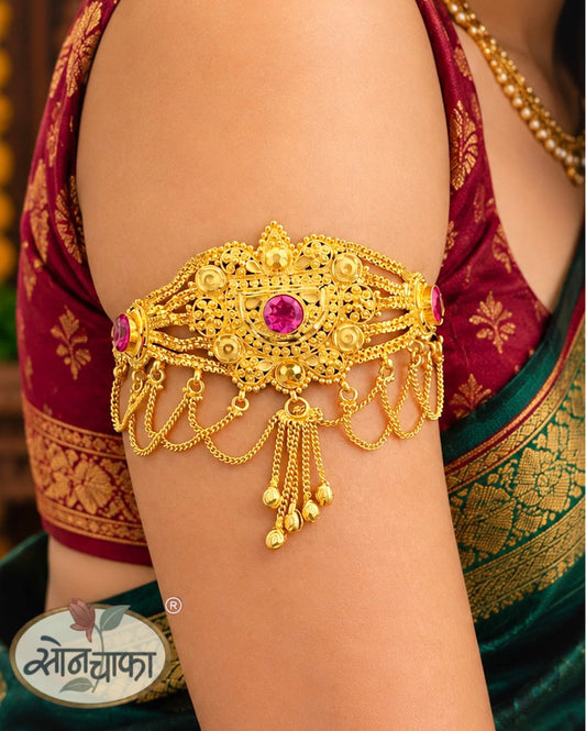 TRENDY GOLD PLATED WAKI