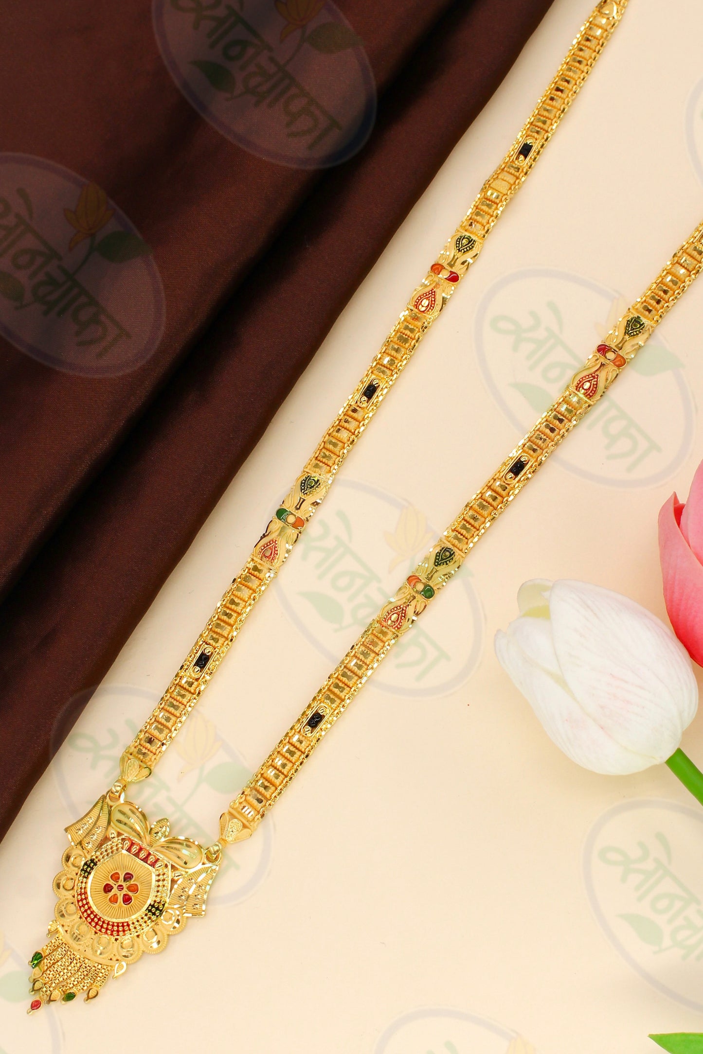 ENTICING GOLD PLATED MANGALSUTRA