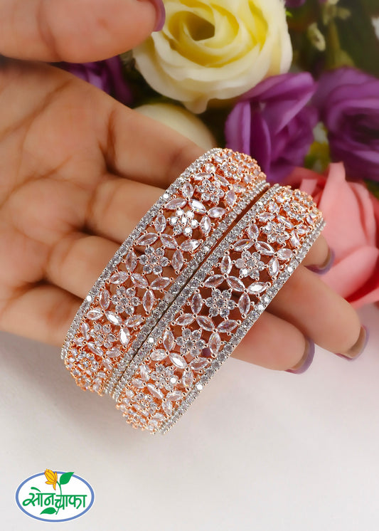 FLORET DIAMOND  BANGLES