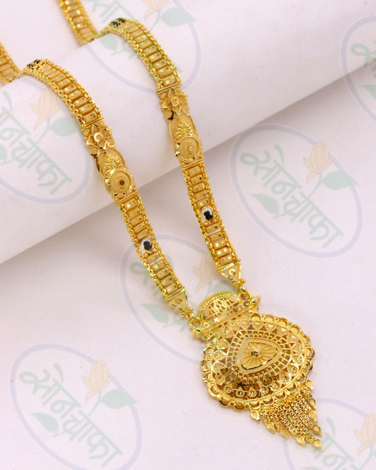 ALLURING GOLD PLATED MANGALSUTRA