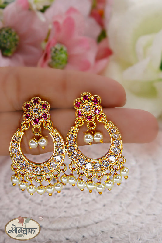 FLASHY FLORAL EARRINGS