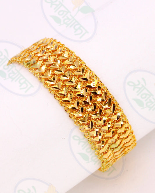 CLASSY LINK GOLD BRACELATE FOR MEN
