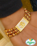 ROYAL TEXTURED GOLD PLATED MEN'S BRACELET