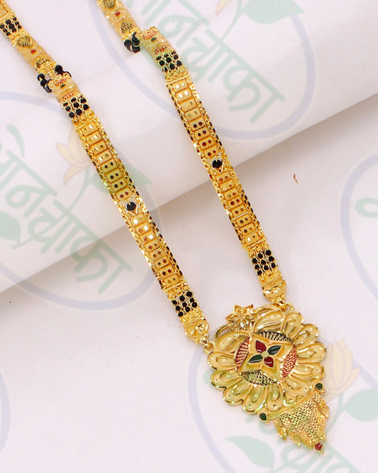 STUNNING GOLD PLATED MANGALSUTRA