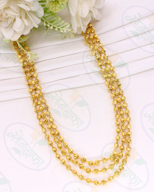 ENTHRALL GOLD PLATED MOHAN MALA