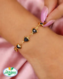 PRETTY BLACK STONE BRACELATE