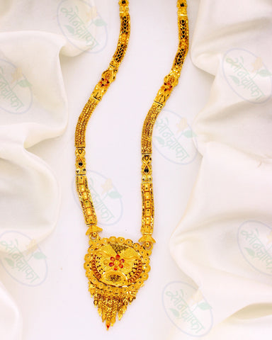 GORGEOUS FLORAL GOLD PLATED MANGALSUTRA