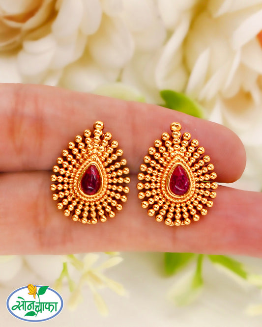 ENTICING ANTIQUE EAR-STUDS