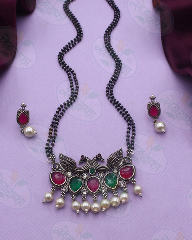 LATEST PEACOCK DESIGNER MANGALSUTRA