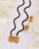 GLINTING GLOSSY RAJWADI MANGALSUTRA