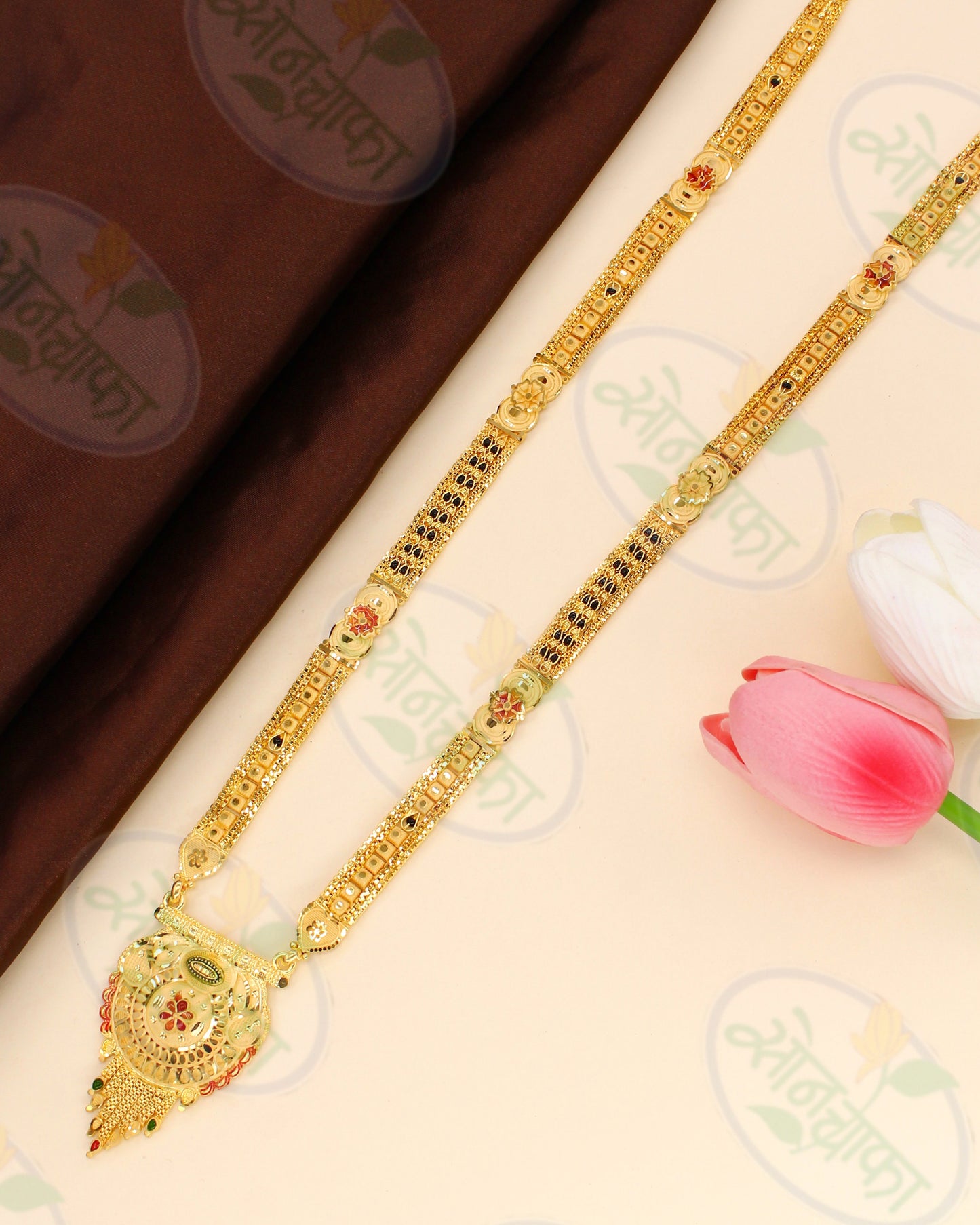 LATEST GOLD PLATED MANGALSUTRA