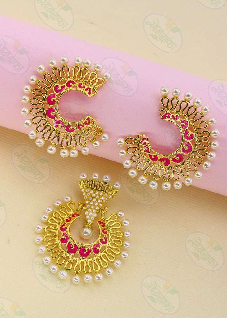 BEAUTEOUS MOTI EARRINGS Sonchafa