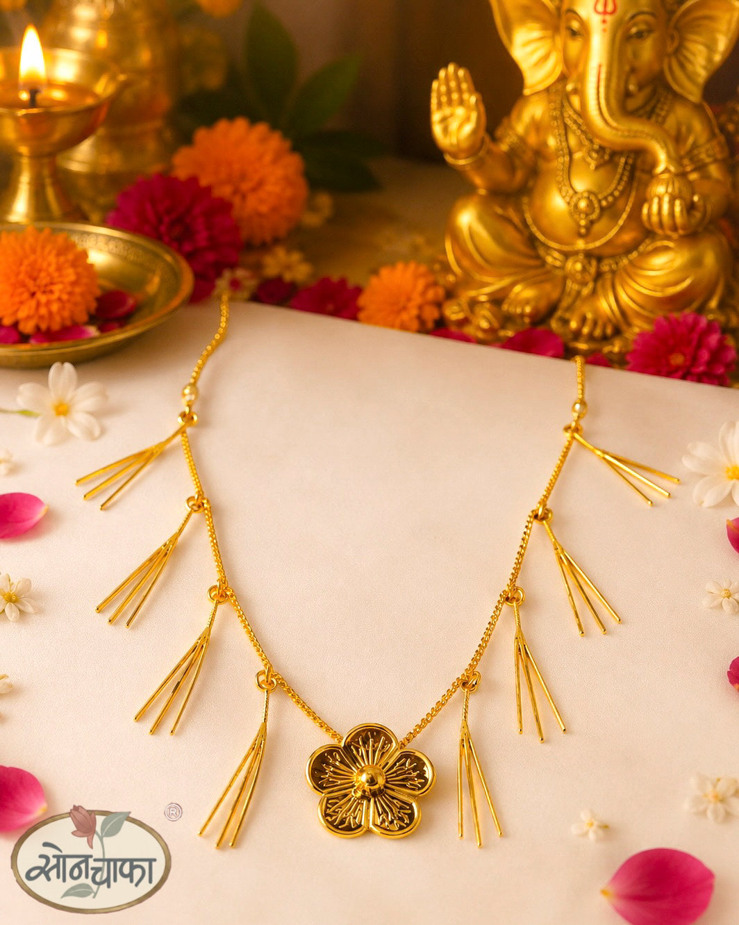 SILVER JASWAND NECKLACE