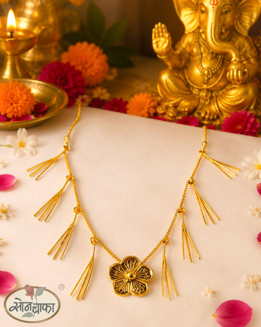 SILVER JASWAND NECKLACE