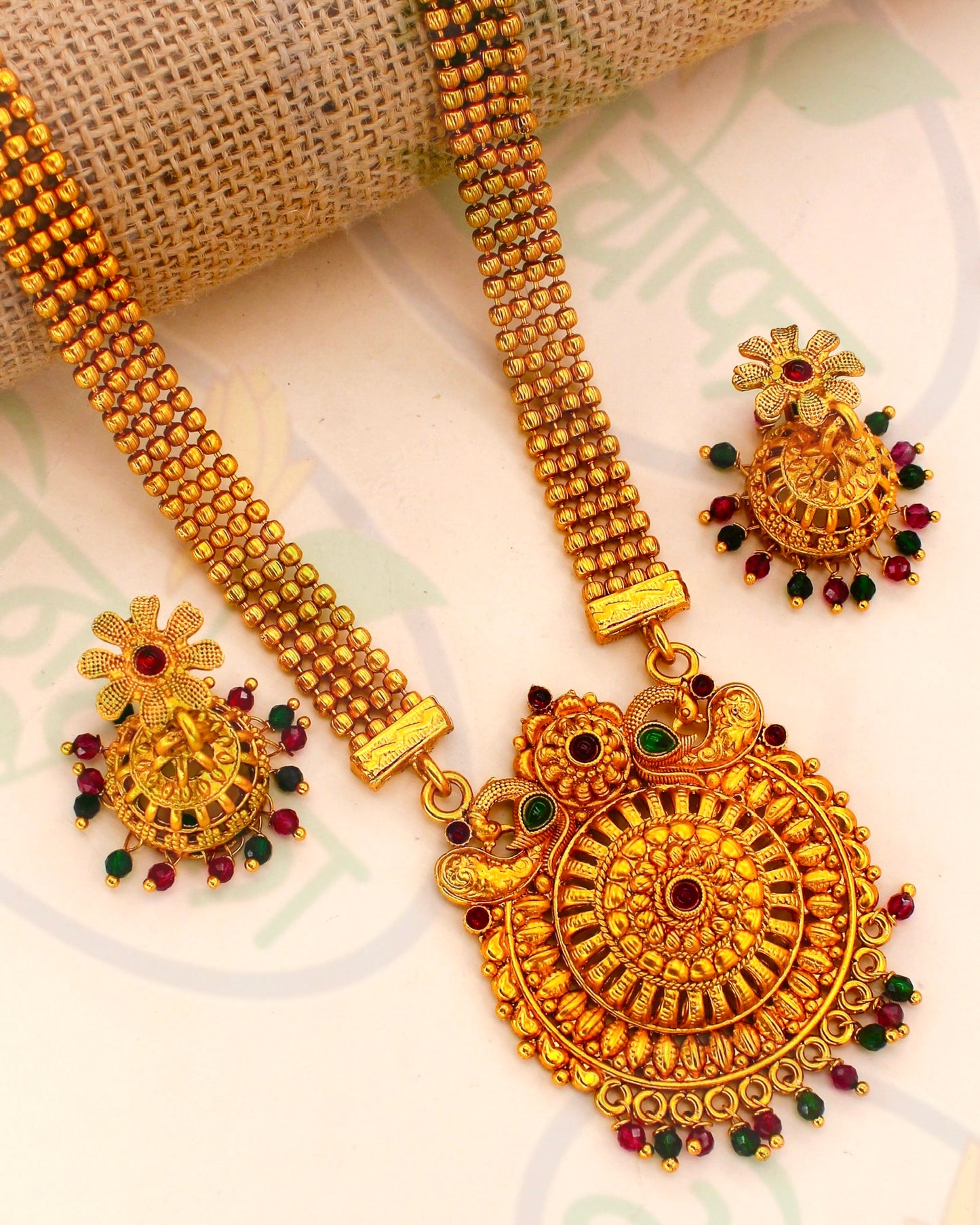 IMPRESSIVE PESHWAI NECKLACE