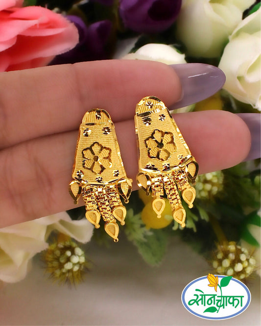 FLORAL DESIGNER EARRINGS