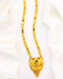 GLEAMING GLOSSY PEACOCK MANGALSUTRA