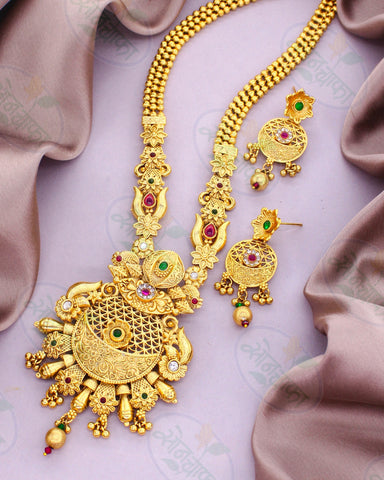 EXQUISITE FLOWERET AHILYA NECKLACE