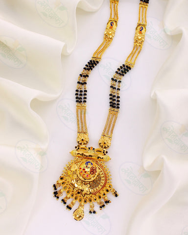 GLEAMING GLAM GOLDEN MANGALSUTRA