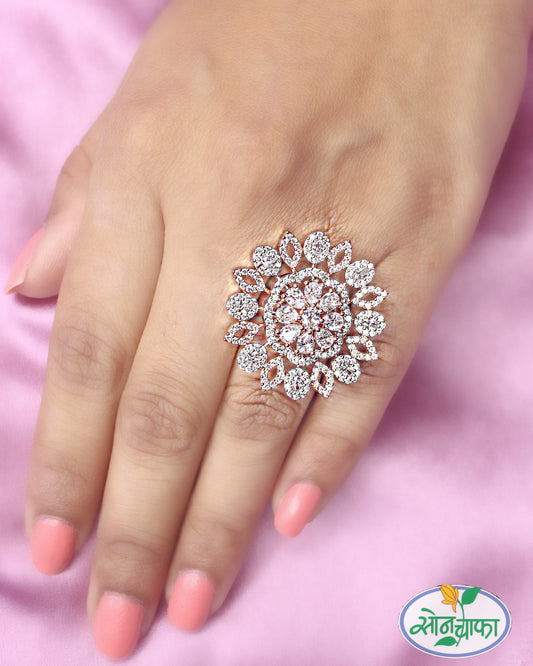 FLORAL DIAMOND RING