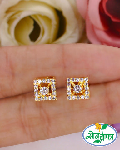 SQUARE DESIGNER EARRINGS