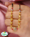 FANCY GOLDEN BEADS MANGALSUTRA