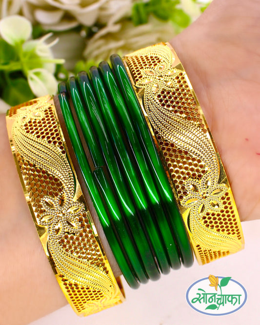 ALLURING GOLD PLATED BANGLES
