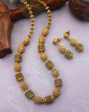 BEAUTIFUL GOLDEN BEADS NECKLACE