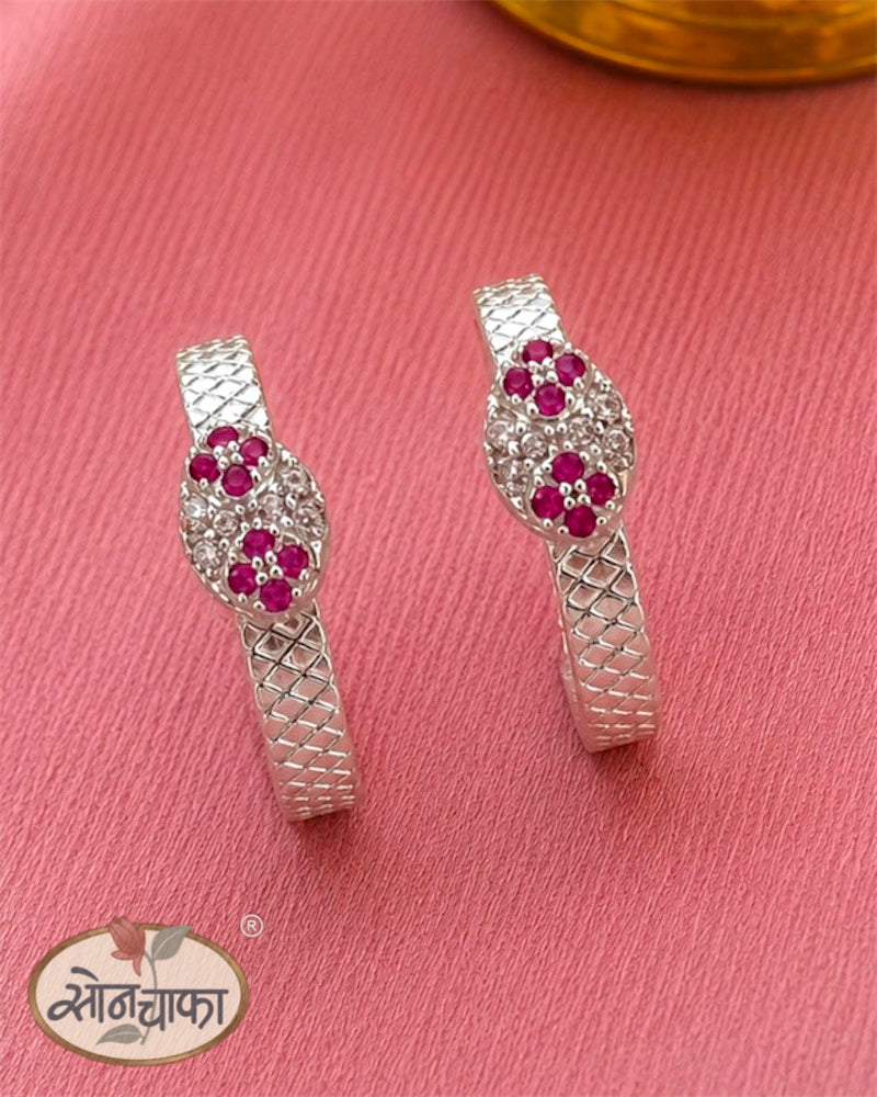 FLORAL RUBY SPARKLE JODAVI