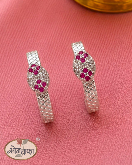 FLORAL RUBY SPARKLE JODAVI