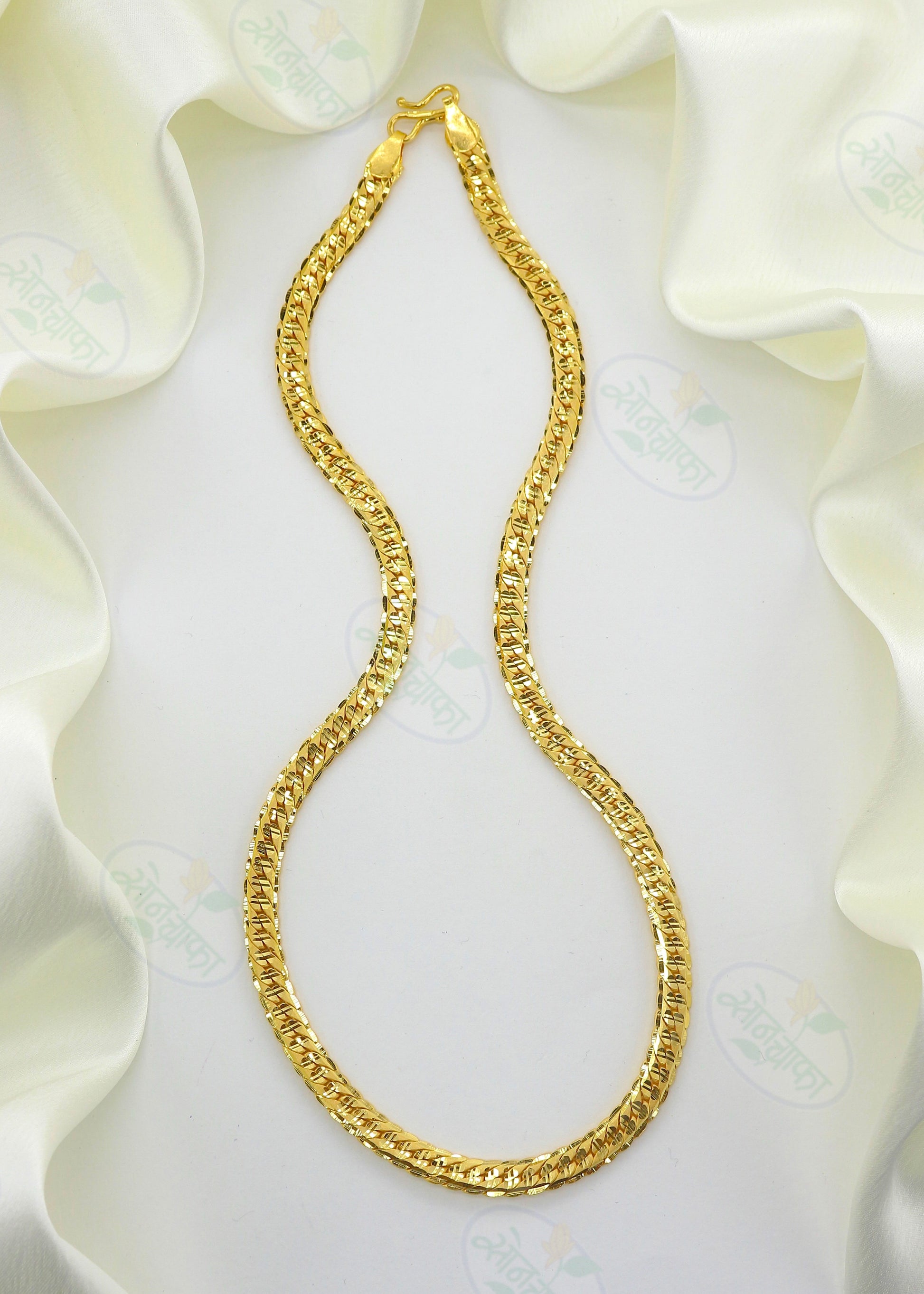 Set Two Tola Gold Chain STYLISH TRENDY DESIGNER GOLD PLATED CHAIN