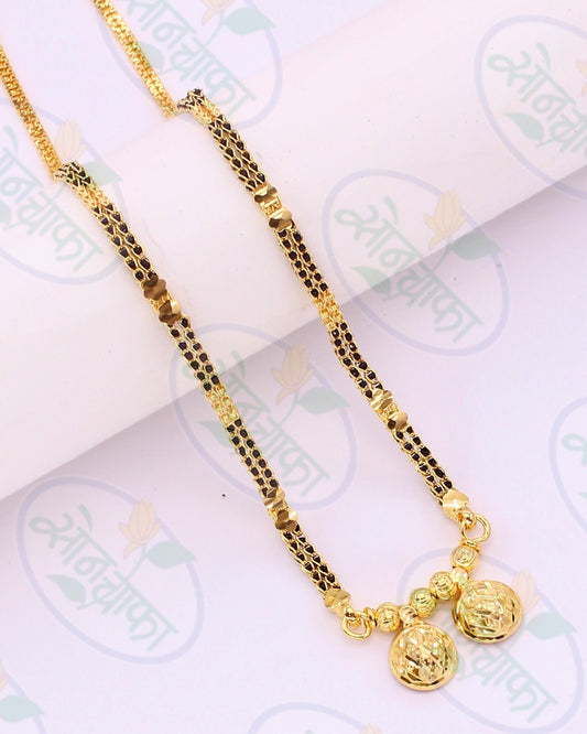 ENTICING GOLD PLATED MANGALSUTRA