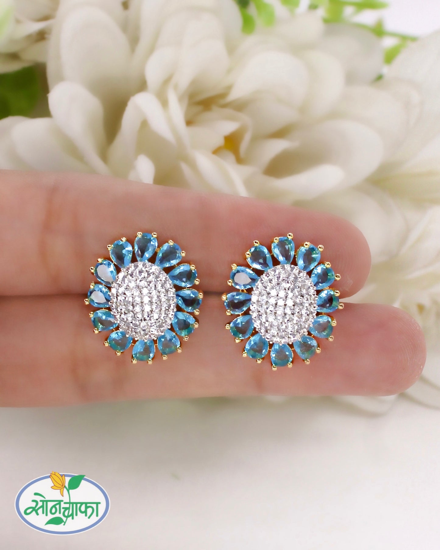 OVAL DESIGNER EARRINGS