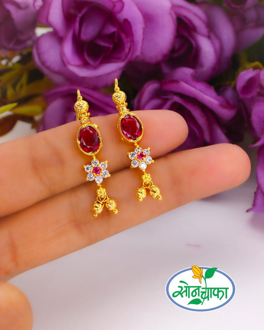 STRIKING ELEGANCE GOLDEN JHUMKI
