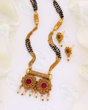 CAPTIVATING FLORAL WATI PENDANT STYLE MANGALSUTRA