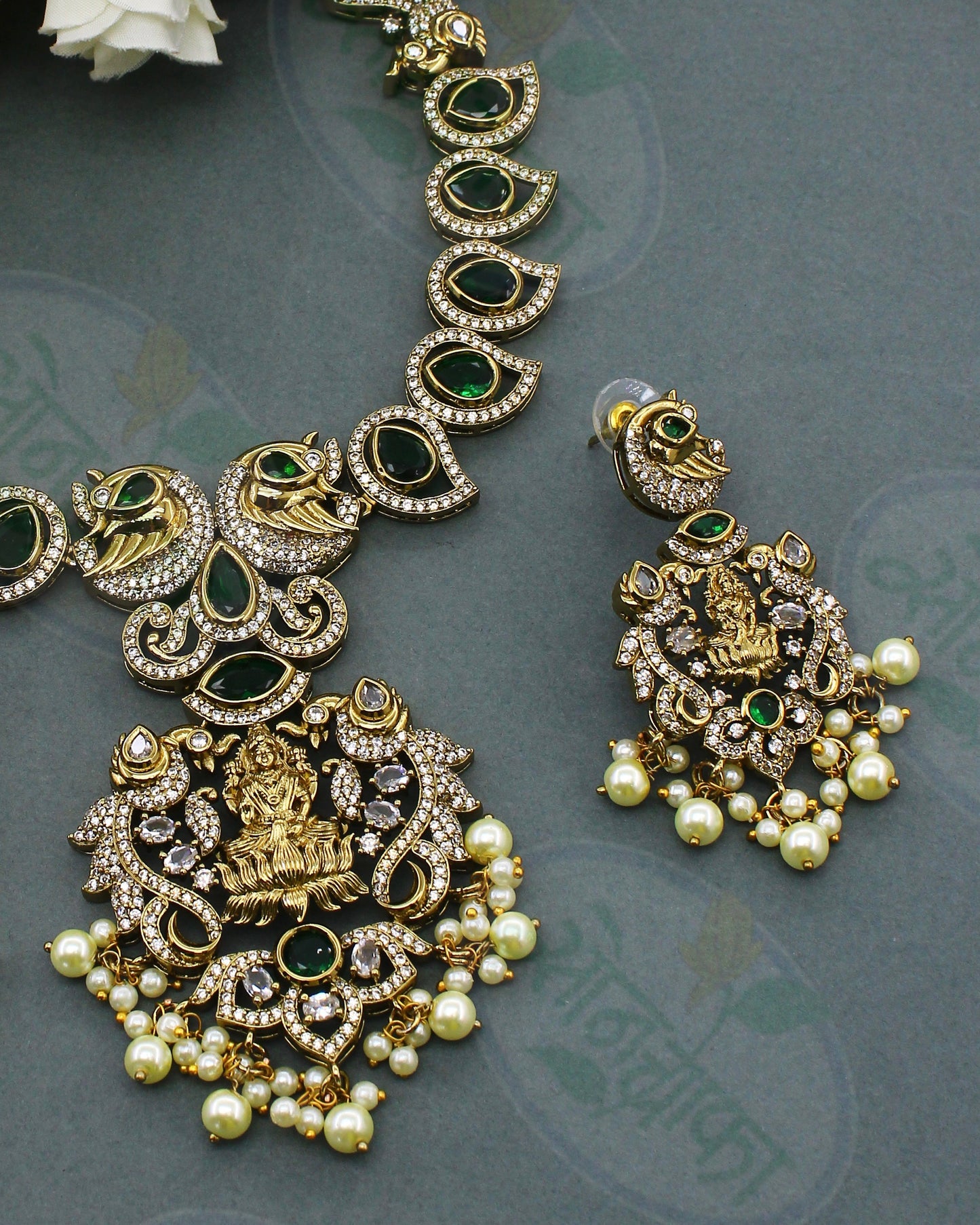 GODDESS LAKSHMI DESIGNER NECKLACE