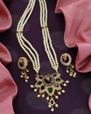 RAVISHING PEACOCK PEARL NECKLACE