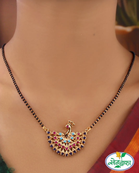 FANCY PEACOCK MANGALSUTRA