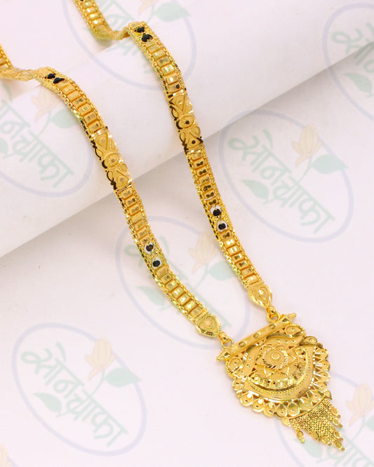 BEAUTIFUL GOLD PLATED MANGALSUTRA