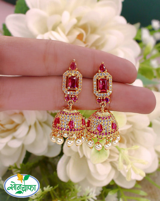 DESIGNER JHUMKI EARRINGS