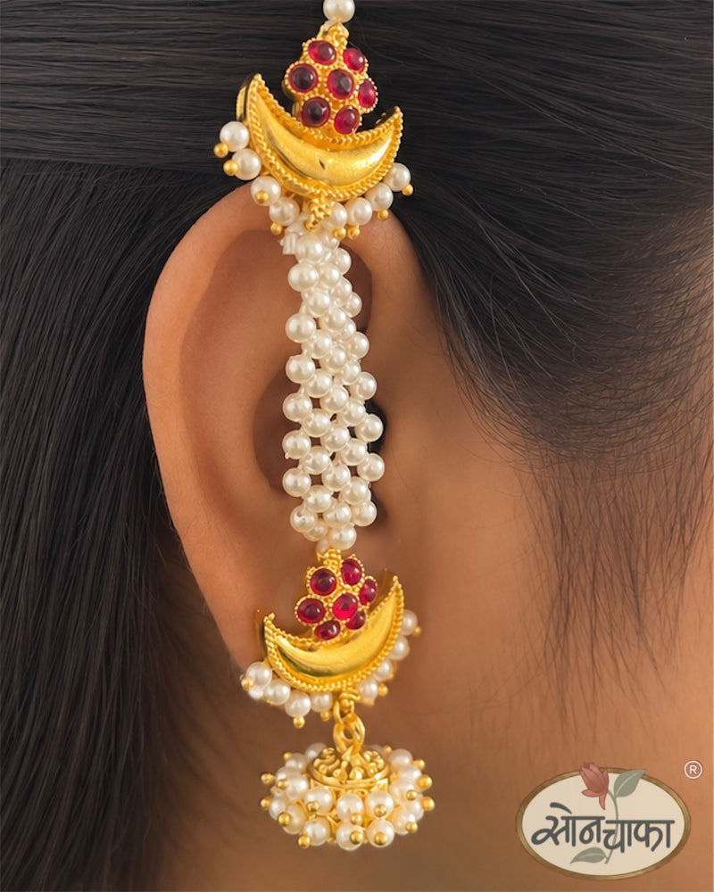 GRACEFUL MOTI EAR-CUFF