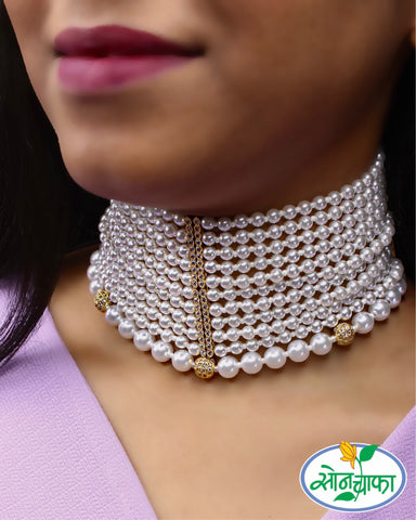 IMPRESSIVE FANCY PEARL NECKLACE