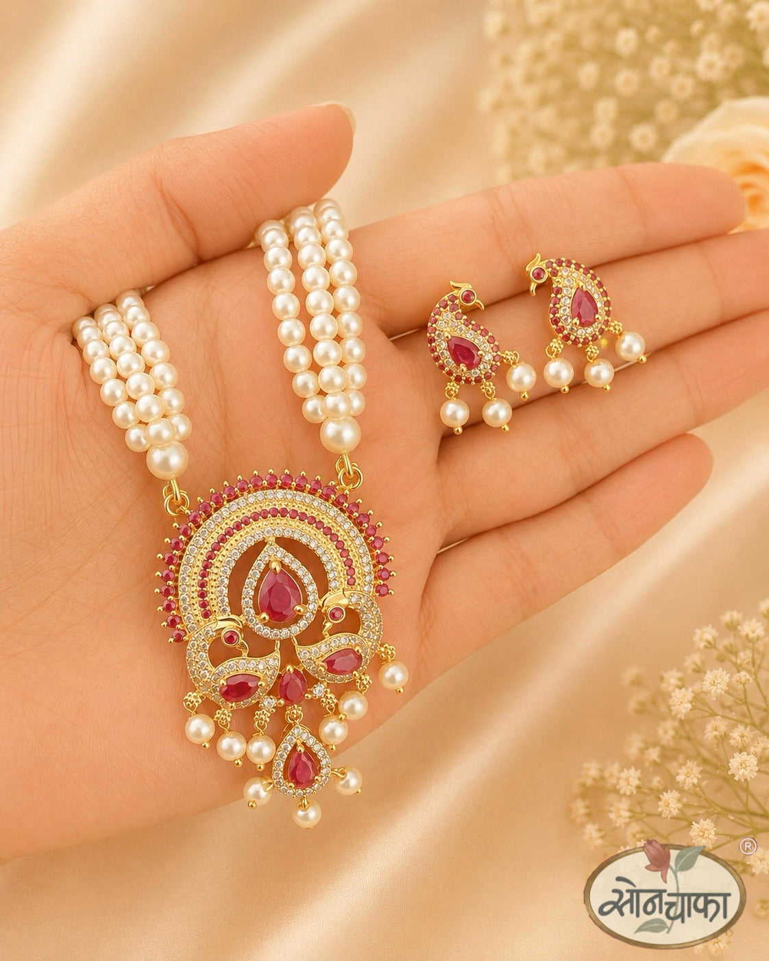 GORGEOUS PEACOKE NECKLACE