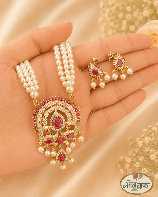 GORGEOUS PEACOKE NECKLACE