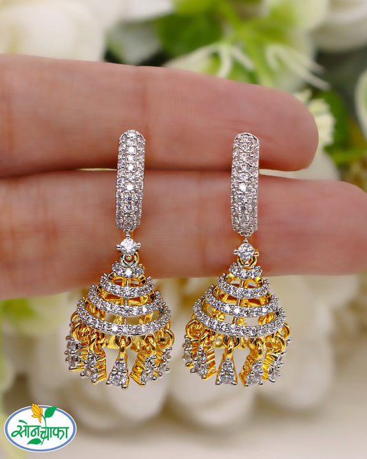 TRENDY DIAMOND EARRINGS