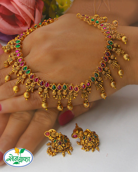 LOTUS DESIGNER NECKLACE