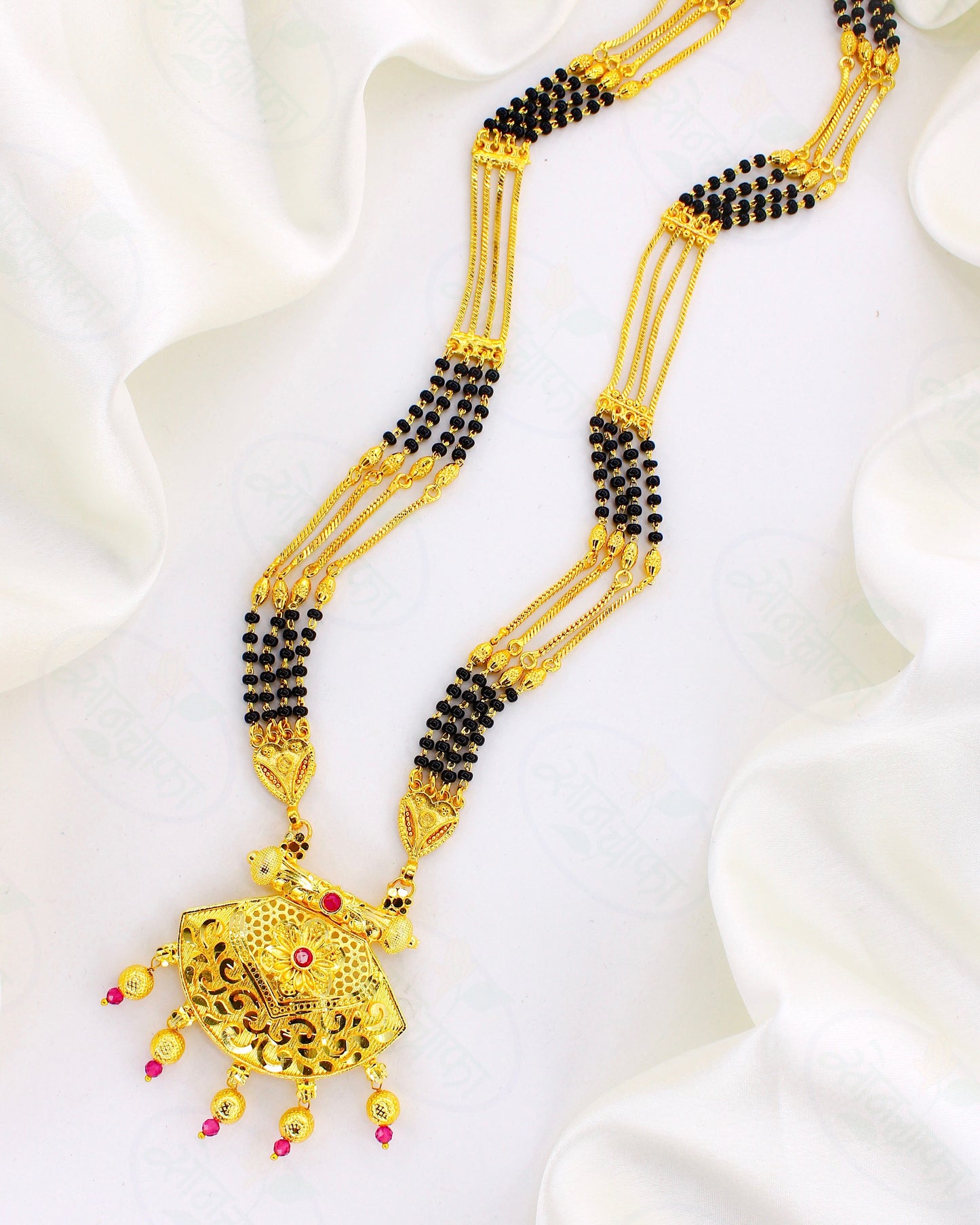 GLEAMING GOLDEN FINISH MANGALSUTRA