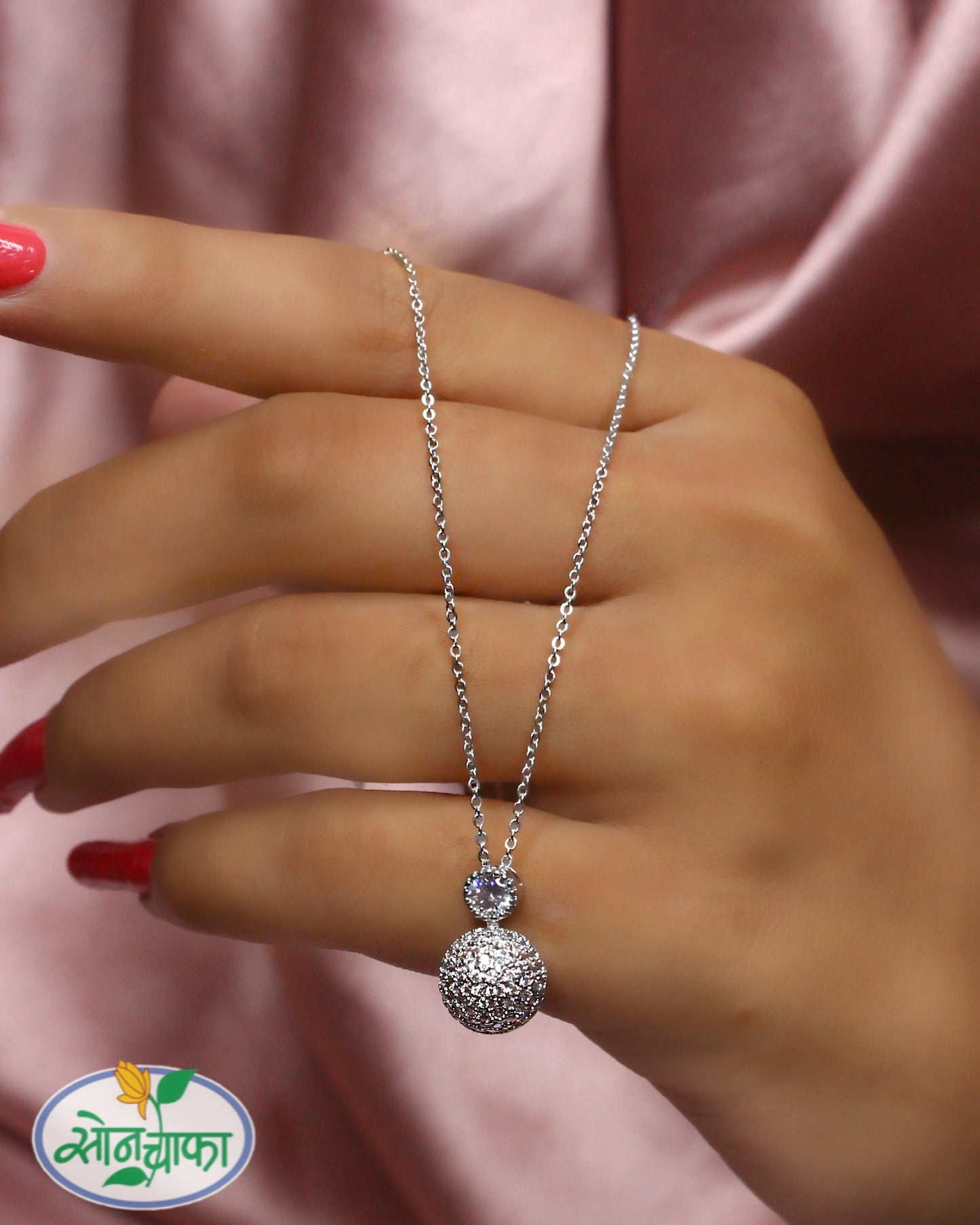 SILVER DIAMOND CHAIN